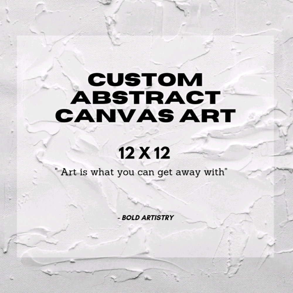 Custom Abstract Canvas Art Home Decor